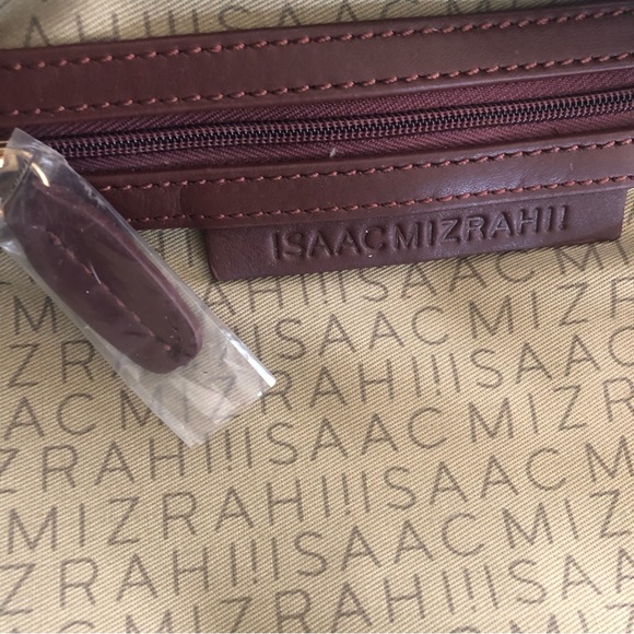 Isaac Mizrahi Teal Textured Genuine Leather Crossbody, NWOT - Picture 12 of 14